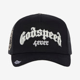 GODSPEED GS Forever Trucker Hat (Black/White) at Gravity NYC