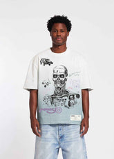 MEMORY LANE Aliuhs Ingrum Pt.2 Crop Tee Off White - Gravity NYC