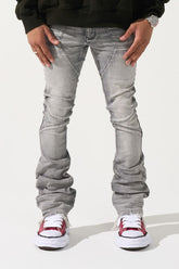 SERENEDE "Noctis" Stacked Jeans at Gravity NYC
