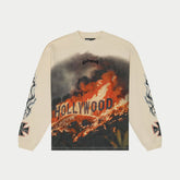 GODSPEED Hollywood Inferno LS T-Shirt VVS (Bone) - Gravity NYC