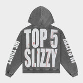 GODSPEED Top 5 Slizzy VVS Hoodie (Grey Wash) - Gravity NYC