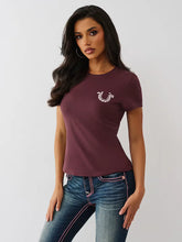 TRUE RELIGION Crystal Horseshoe Crew Tee - Gravity NYC