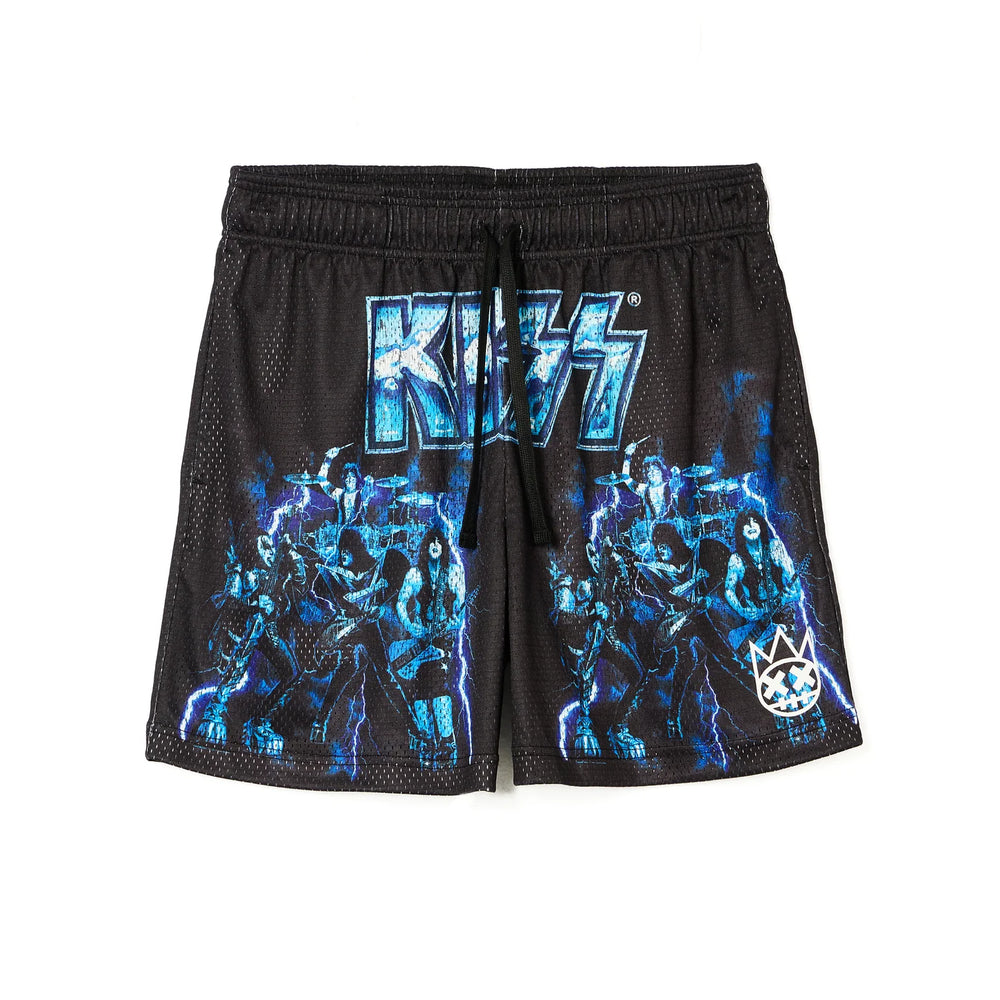 CULT OF INDIVIDUALITY Kiss Mesh Shorts at Gravity NYC