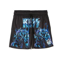 CULT OF INDIVIDUALITY Kiss Mesh Shorts at Gravity NYC