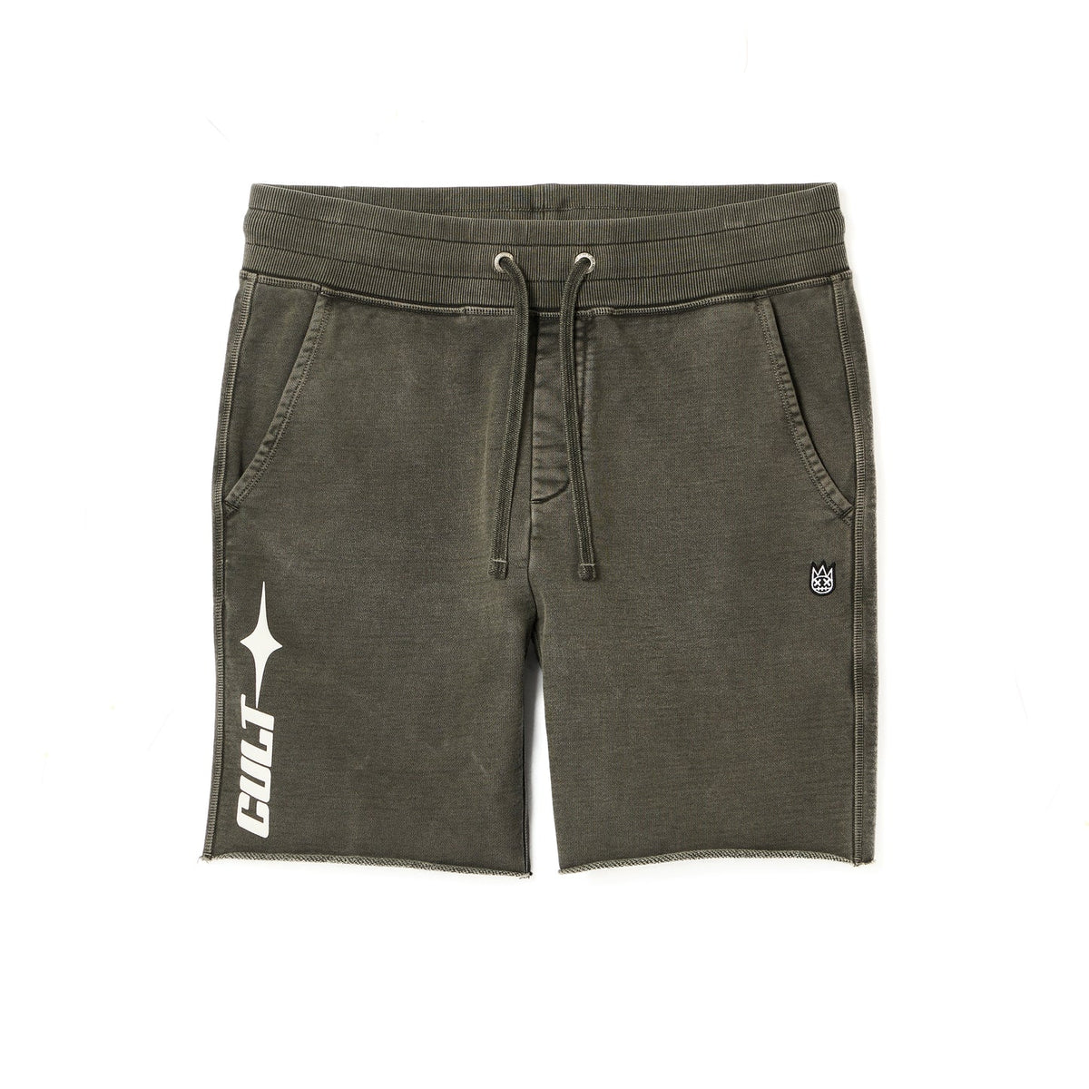 CULT OF INDIVIDUALITY French Terry Sweatshorts in Steel at Gravity NYC
