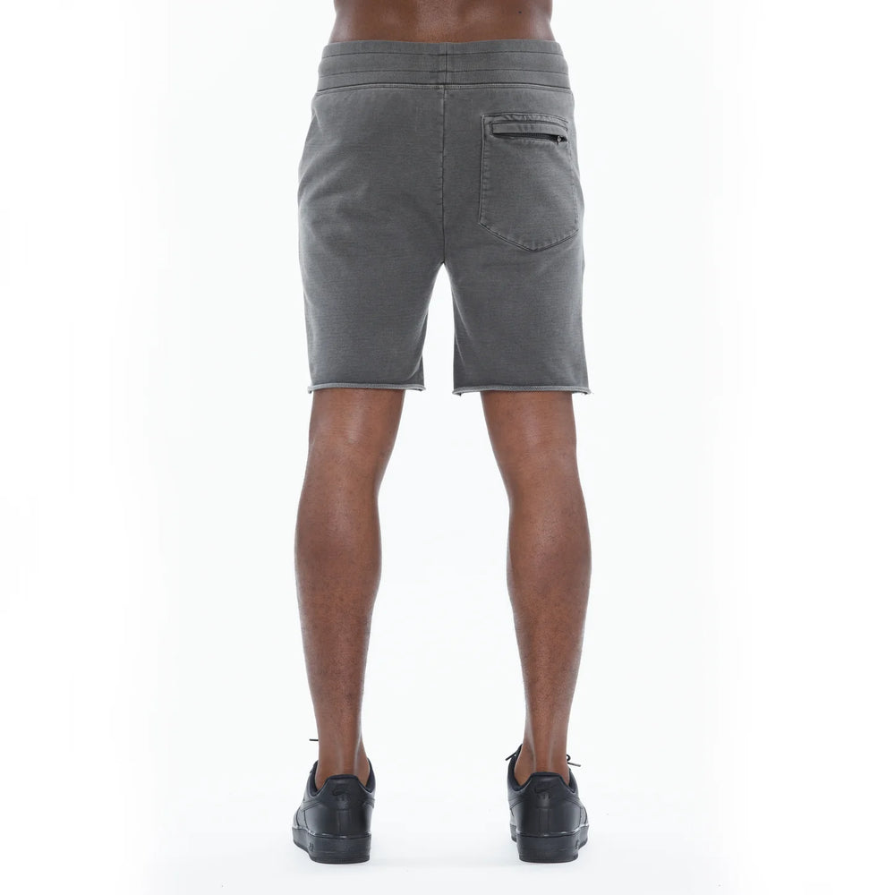 CULT OF INDIVIDUALITY French Terry Sweatshorts in Steel at Gravity NYC