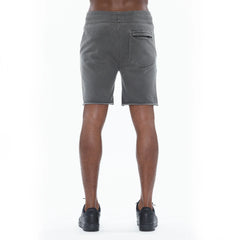 CULT OF INDIVIDUALITY French Terry Sweatshorts in Steel at Gravity NYC