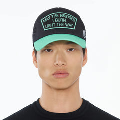CULT OF INDIVIDUALITY "May the Bridges" Mesh Back Trucker at Gravity NYC