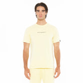 CULT OF INDIVIDUALITY "Shimuchan" Logo Tee in Banana at Gravity NYC