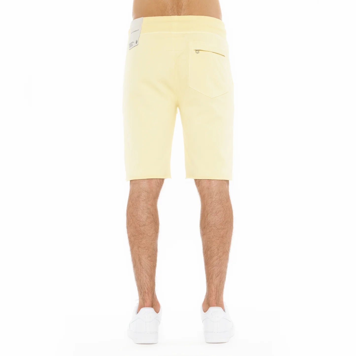 CULT OF INDIVIDUALITY French Terry Sweatshorts in Banana at Gravity NYC CULT OF INDIVIDUALITY French Terry Sweatshorts in Banana at Gravity NYC