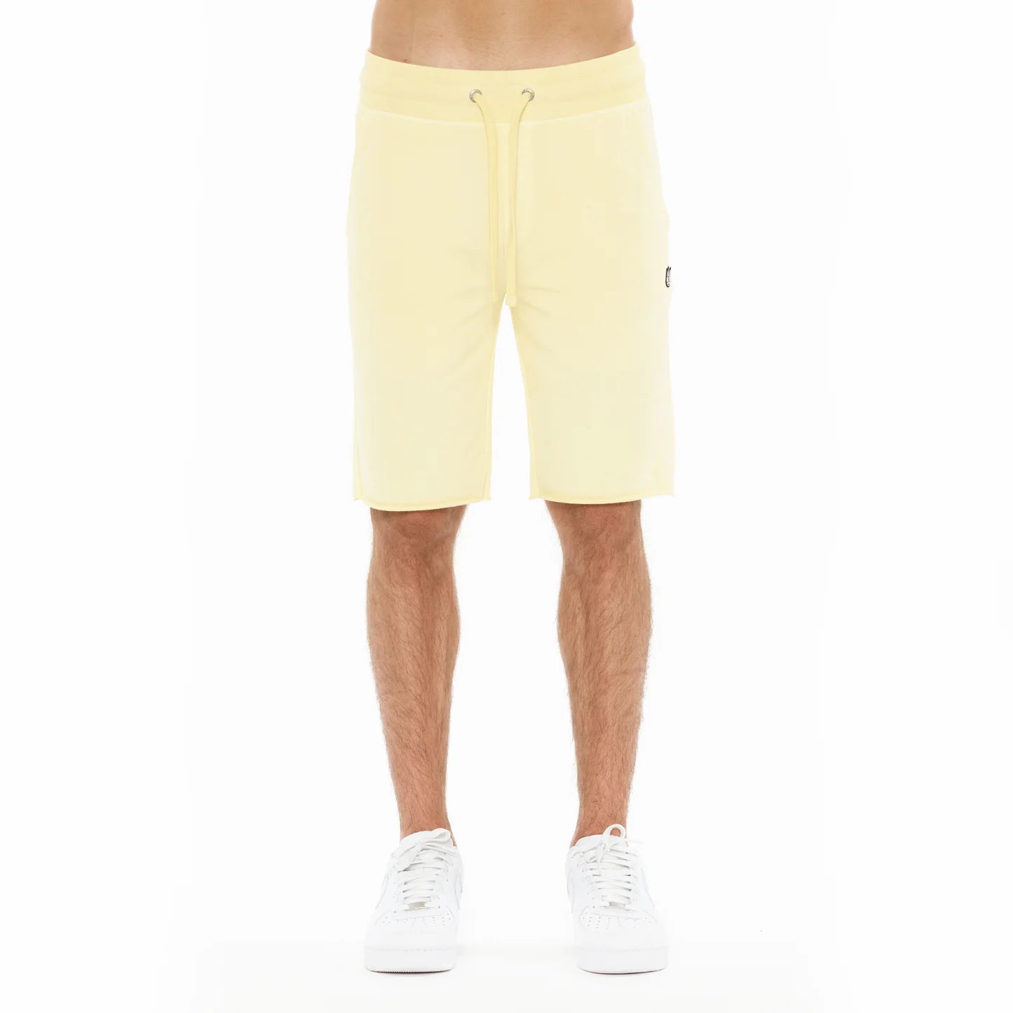 CULT OF INDIVIDUALITY French Terry Sweatshorts in Banana at Gravity NYC CULT OF INDIVIDUALITY French Terry Sweatshorts in Banana at Gravity NYC