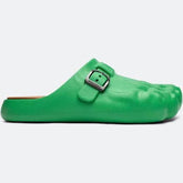 BRAVEST STUDIOS Green Foot Clogs at Gravity NYC