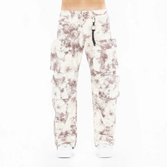 CULT OF INDIVIDUALITY Baggy Cargo 610 Jeans in Floral Print at Gravity NYC