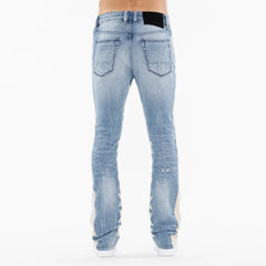 CULT OF INDIVIDUALITY Lenny Bootcut 603 Jeans in Stripe at Gravity NYC