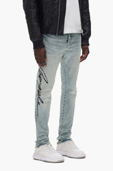 PURPLE BRAND P001 Skinny Double Script - Gravity NYC