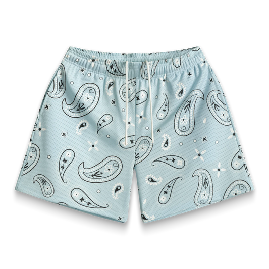 BRAVEST STUDIOS Sky Paisley V3 Shorts - Gravity NYC