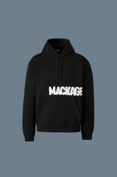 MACKAGE Krystian-PR Double-Face Jersey Logo Hoodie at Gravity NYC