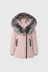 MACKAGE Leelee-X Down Coat with Removable Silver Fur Collar for Kids (8-14 years) - Gravity NYC