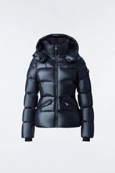 MACKAGE Madalyn-V Lustrous Light Down Jacket with Hood for Ladies at Gravity NYC