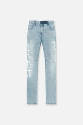 RTA Bryant Coastal Drift Cross Patch Jeans - Gravity NYC