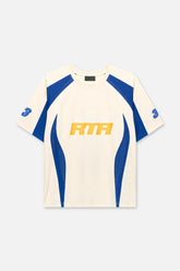 RTA Fonda Bone Navy Fusion Tee at Gravity NYC