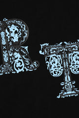RTA Liam Black Illuminated Diagonal T-Shirt at Gravity NYC