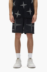 PURPLE BRAND P504 Holographic Swim Shorts at Gravity NYC