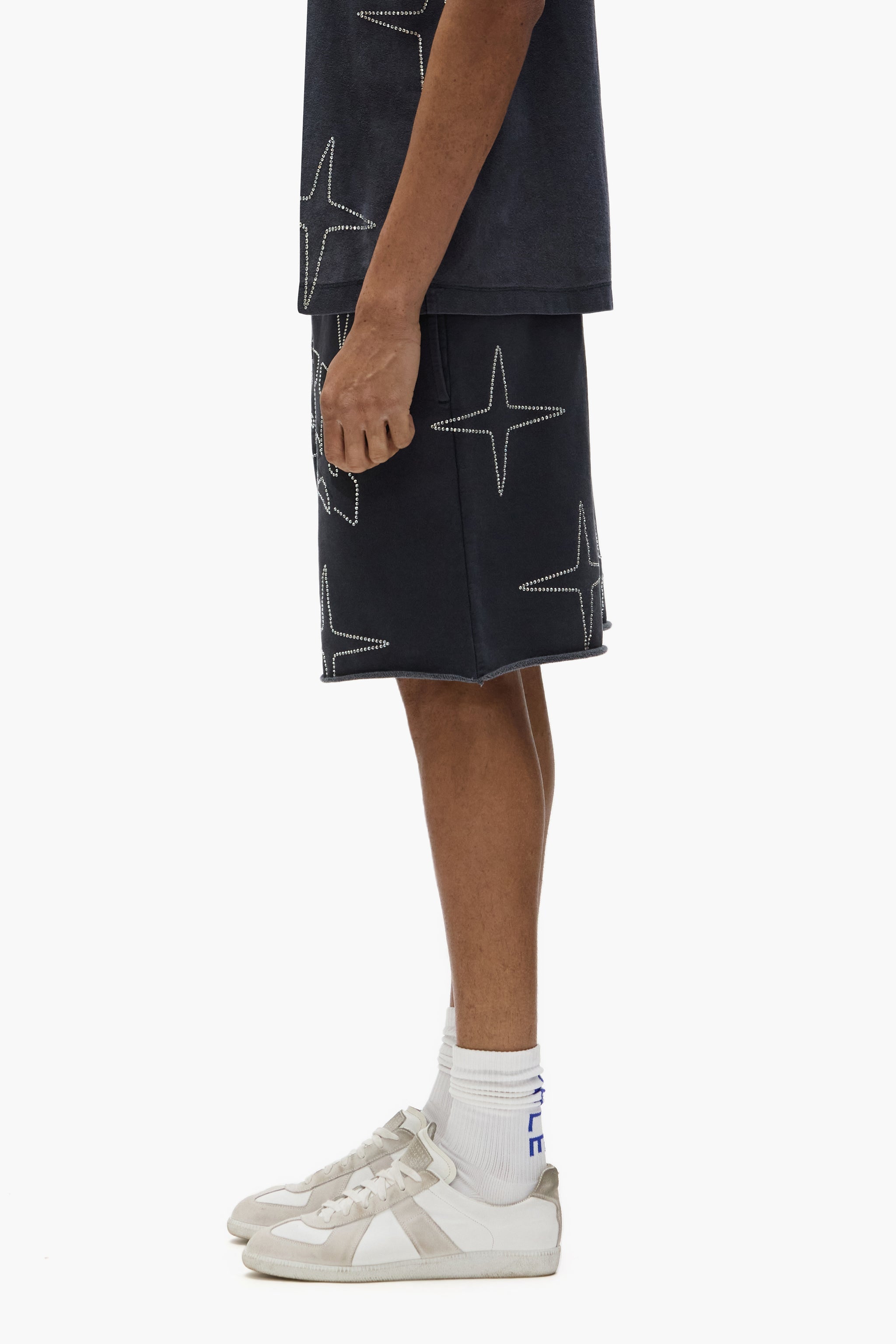 PURPLE BRAND P446 Crystal Star Shorts at Gravity NYC PURPLE BRAND P446 Crystal Star Shorts at Gravity NYC