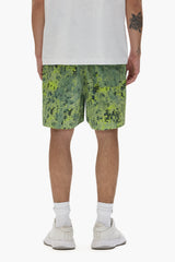 PURPLE BRAND P504 Worn Gothic Camo Swim Shorts at Gravity NYC