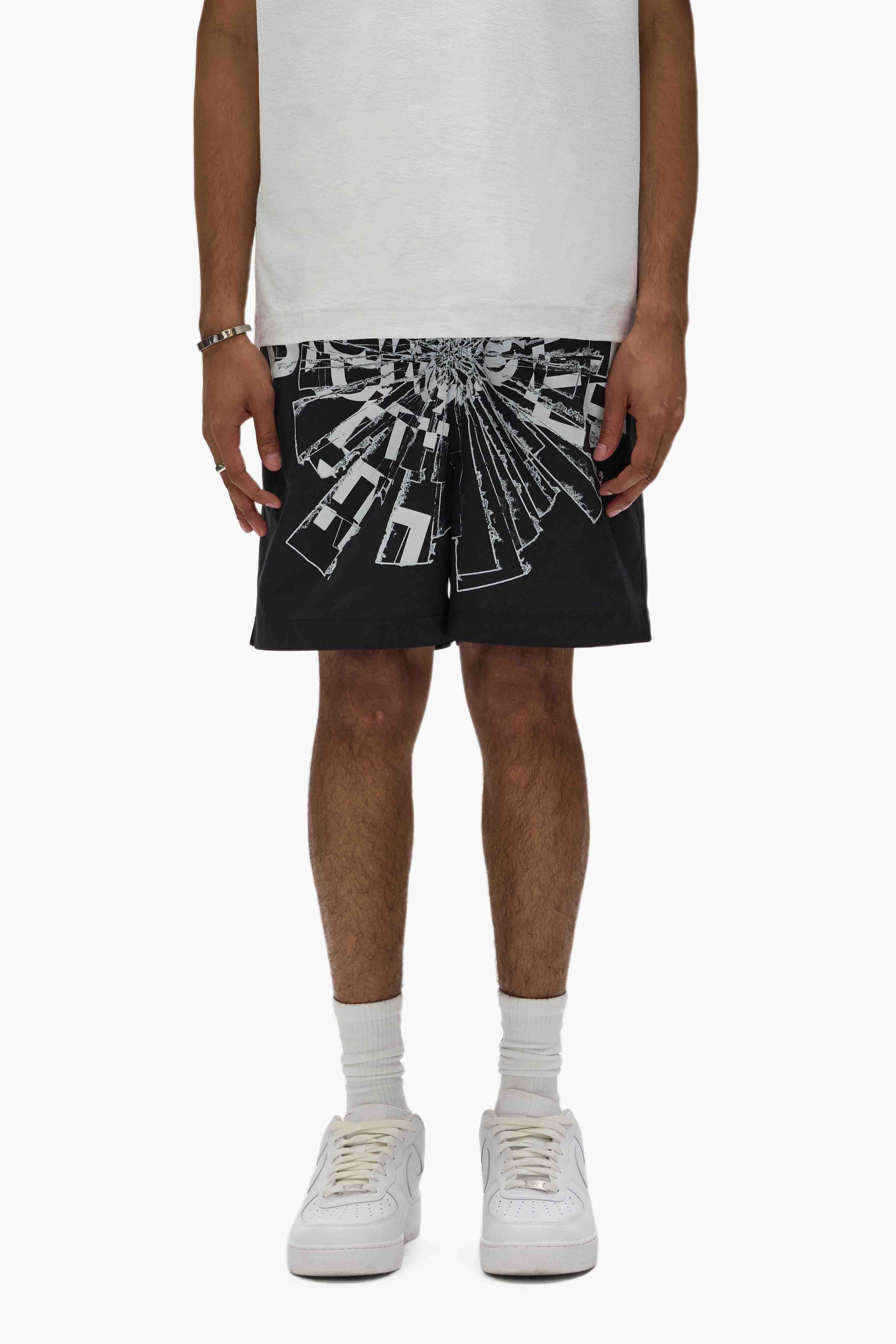 PURPLE BRAND P504 Shattered Swim Shorts at Gravity NYC PURPLE BRAND P504 Shattered Swim Shorts at Gravity NYC