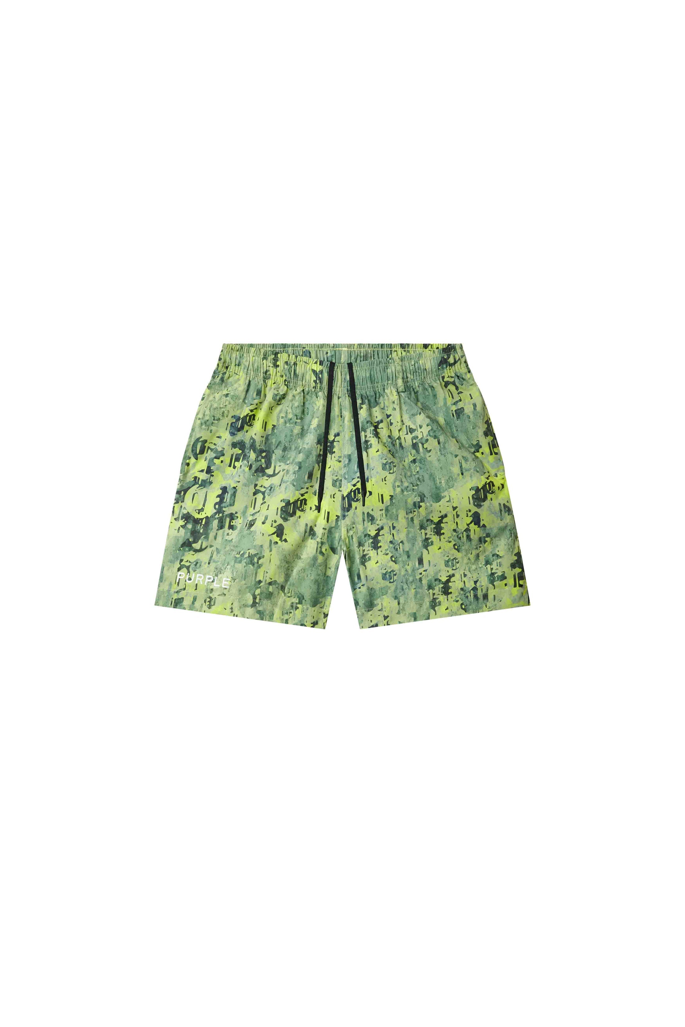 PURPLE BRAND P504 Worn Gothic Camo Swim Shorts at Gravity NYC PURPLE BRAND P504 Worn Gothic Camo Swim Shorts at Gravity NYC