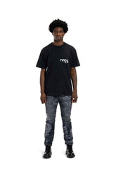 PURPLE BRAND P005 Jacquard Slim Straight Black