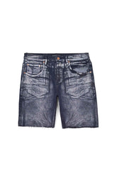 PURPLE BRAND P020 Mid Rise Short Washed Black Iridescent Pearl at Gravity NYC