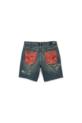 PURPLE BRAND P021 Relaxed Fit Short Quilted Destroy at Gravity NYC