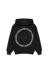 PURPLE BRAND P401 Circle Wordmark Hoodie