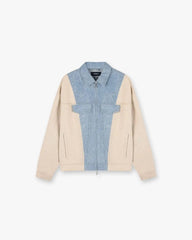REPRESENT R4 Colour Block Denim Jacket at Gravity NYC