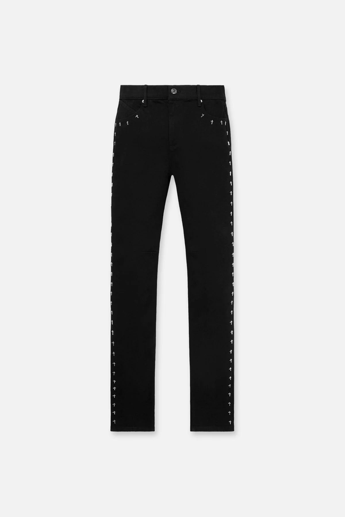 RTA Bryant Black Cross Jeans at Gravity NYC RTA Bryant Black Cross Jeans at Gravity NYC