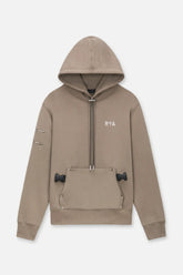 RTA Hector Hoodie Taupe at Gravity NYC