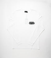 RTA Lawrence White Palm Tree Long Sleeve T-Shirt at Gravity NYC