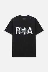 RTA Liam Black Snake Logo T-Shirt at Gravity NYC