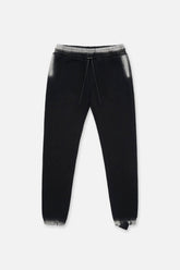 RTA Owen Black Faded Sweatpants at Gravity NYC