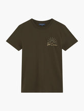 FRESCOBOL CARIOCA Dinis Embroidered Cotton T-Shirt at Gravity NYC