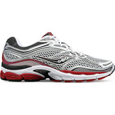 SAUCONY ProGrid Omni 9 Sneakers Silver/Red at Gravity NYC