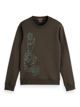 SCOTCH AND SODA Embroidered Sweatshirt at Gravity NYC