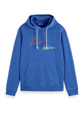 SCOTCH AND SODA Garment Dye Logo Hoodie