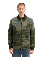 SCOTCH AND SODA Photo-Printed Twill Coach Jacket at Gravity NYC