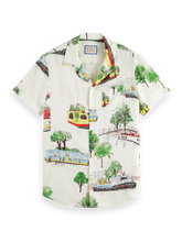 SCOTCH AND SODA Viscose All Over Printed Shirt