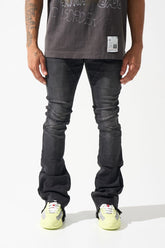 SERENEDE "Nickel" Stacked Jeans at Gravity NYC