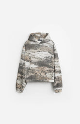 STAMPD Sandlands Camo Cropped Hoodie at Gravity NYC
