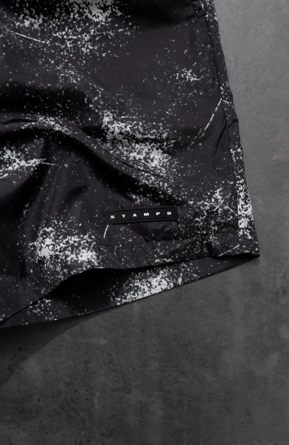 STAMPD Sparks Print Trunk Shorts at Gravity NYC STAMPD Sparks Print Trunk Shorts at Gravity NYC